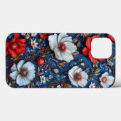 鮮やかな花の芸術作品 Case-Mate iPhoneケース (裏面 (横))