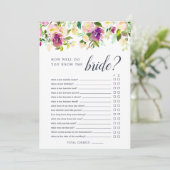 鮮やかな花の開花両面結婚前お祝いゲーム (スタンド正面)