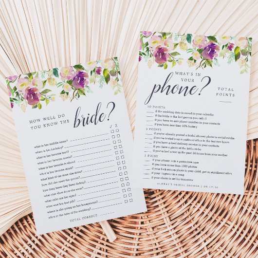 鮮やかな花の開花両面結婚前お祝いゲーム