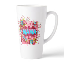 鮮やかな花の3Dひび割れ壁デザイン MAMA