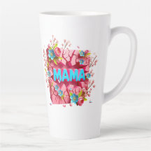 鮮やかな花の3Dひび割れ壁デザイン MAMA