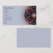 鮮やかな花びらの曼荼羅-名刺 名刺 (正面/裏面)