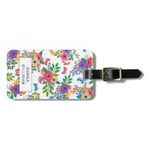 鮮やかな花パターン白の背景