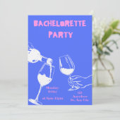 鮮やかな花嫁の最後の週末の招待状 招待状 (スタンド正面)