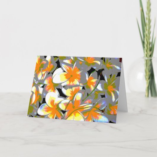 鮮やかな花束 カード (正面)