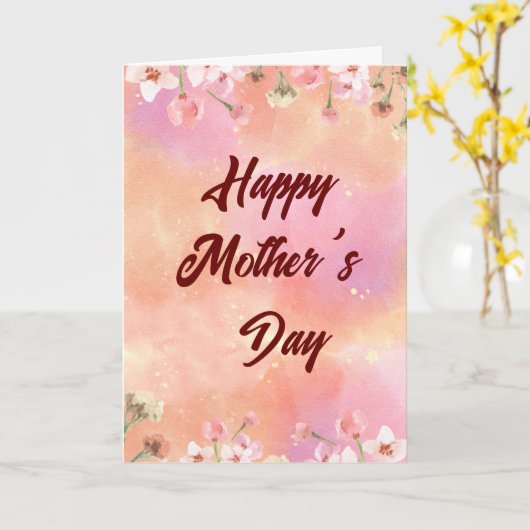 鮮やかな花束 | 母の日 2025 カード (黄色い花)