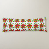 鮮やかな花柄パターン ボディピロー (裏面)