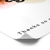 鮮やかな花柄 | カードとギフトのサイン ポスター (角)