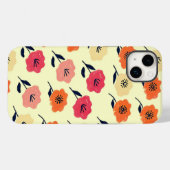 鮮やかな花柄 Case-Mate iPhoneケース (裏面 (横))
