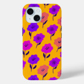 鮮やかな花柄 Case-Mate iPhoneケース (裏面)