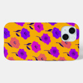鮮やかな花柄 Case-Mate iPhoneケース (裏面 (横))
