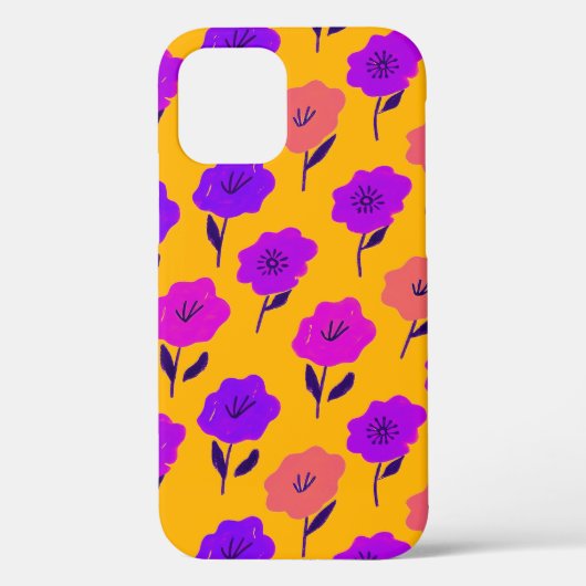 鮮やかな花柄 Case-Mate iPhoneケース (裏面)