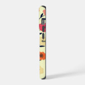 鮮やかな花柄 iPhoneケース (左側面)