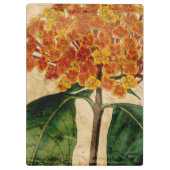 鮮やかな花柄I クリップボード (裏面)