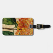 鮮やかな花柄I ラゲッジタグ (正面横)