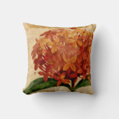 鮮やかな花柄III クッション (正面)