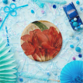 鮮やかな花柄VIII ペーパープレート (パーティー)