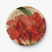 鮮やかな花柄VIII ペーパープレート (正面)