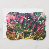 鮮やかな花火の結婚式 Save the Date カード (裏面)