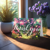 鮮やかな花火 | 結婚式のお礼状カード サンキューカード