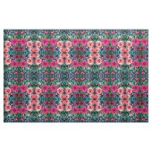 鮮やかな花織物 ファブリック (ファットクウォーター)