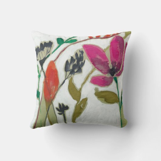 鮮やかな花 クッション (裏面)