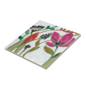 鮮やかな花 タイル (側面)