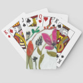 鮮やかな花 トランプ (裏面)