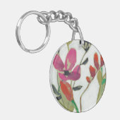 鮮やかな花I キーホルダー (正面左)
