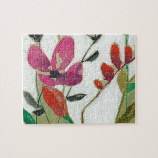 鮮やかな花I ジグソーパズル (横)