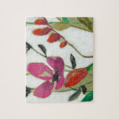 鮮やかな花I ジグソーパズル (縦)