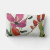 鮮やかな花I ランバークッション (裏面)