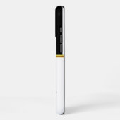 鮮やかな芸術的な羽毛のバッファロー iPhoneケース (左側面)