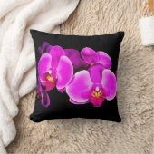 鮮やかな蘭 クッション (ブランケット)