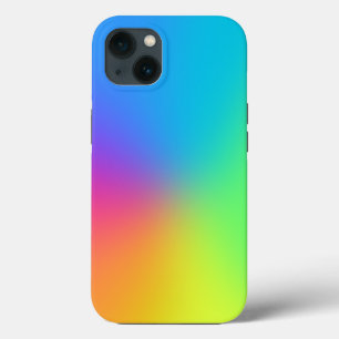 鮮やかな虹のグラデーション iPhone 13ケース