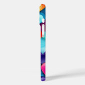 鮮やかな虹の色のバレンタインハート Case-Mate iPhoneケース (裏面 / 左)