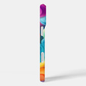 鮮やかな虹の色のバレンタインハート Case-Mate iPhoneケース (裏面 / 右)