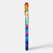 鮮やかな虹の色のバレンタインハート Case-Mate iPhoneケース (裏面 / 左)