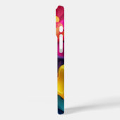 鮮やかな虹の色のバレンタインハート Case-Mate iPhoneケース (裏面 / 左)