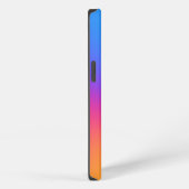 鮮やかな虹グラデーション iPhoneケース (右側面)