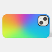 鮮やかな虹グラデーション iPhoneケース (裏面横)