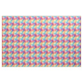 鮮やかな虹色の抽象画 ファブリック (ヤード)