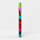 鮮やかな虹色の花のアブストラクト Case-Mate iPhoneケース (裏面/右)