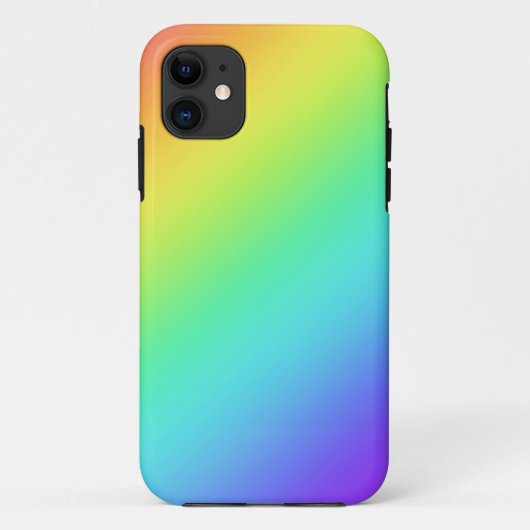 鮮やかな虹色グラデーション Case-Mate iPhoneケース (裏面)