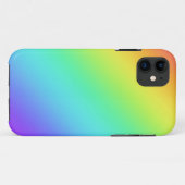 鮮やかな虹色グラデーション Case-Mate iPhoneケース (裏面(横))