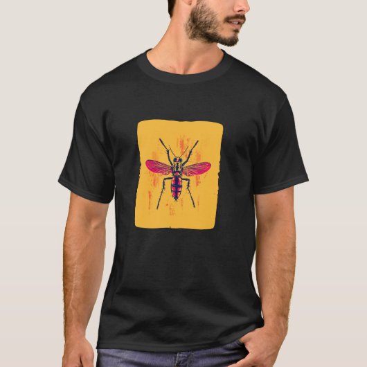 鮮やかな蚊のコスチューム Tシャツ (正面)
