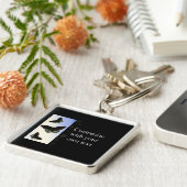 鮮やかな蝶キーチェーン キーホルダー (側面)