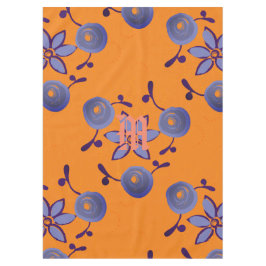 鮮やかな装飾大きな花の模様 テーブルクロス