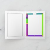 鮮やかな言葉のPsalm 91:1グリーティングカード カード (内部)