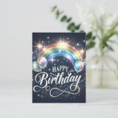 鮮やかな誕生日カード ポストカード (スタンド正面)